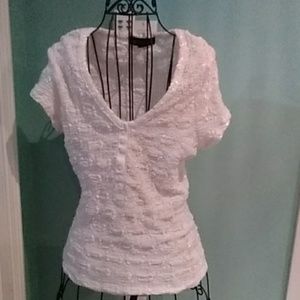 White  I N C blouse